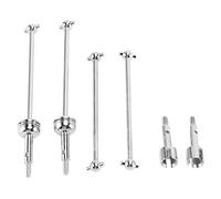 Jkjlorey 4Pcs Metal Front & Rear CVD Drive Shaft for 144001 124018 124019 RC Car Upgrade Parts Accessories