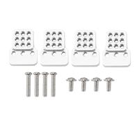 Jkjlorey 4Pcs RC Car Metal Shock Tower Bracket Kits Shock Sbsorbers Extension Seatfor 1/16 C-14/C-14K/C-24/C-24K Truck Off Road Car Parts