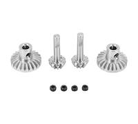 Jkjlorey 4Pcs Steel Front and Rear Axle Gear Drive Shaft Gears Set for B24 B36 C14 C24 MN D90 MN99S Upgrade Parts