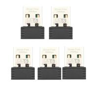 Jkjlorey 5 PCS USB WiFi Adapter Wireless Network Lan Card 2.4Ghz Free Driver WiFi6 Receiver 802.11ax for PC Laptop Win 7 8 10 11