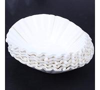 Jkjlorey 500Pcs 25Cm Sheets American Commercial Coffee Filter Paper Basket Coffee Filters Coffee Ware Coffee Filters (White)