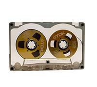 Jkjlorey 55 Minute Blank Tape Disk Double-Sided Metal Small Open Disk Blank Cassette Tape Tape Disk, E