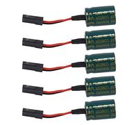 Jkjlorey 5Pcs 3300UF 16V Voltage Protector A3 Flight Control Receiver Large Capacitor Protector with Plug for RC Drones FUTABA