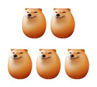Jkjlorey 5x Egg Shape Desk Decor Dog & Egg Union Decoration for Home Offices Fun