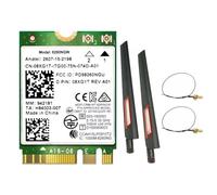 Jkjlorey 8260NGW 8260 WiFi Card+2X10DB Antenna 2.4G/5Ghz 867Mbps Bluetooth 4.2 AC8260 NGFF M.2 WiFi Wireless Card Module 802.11AC