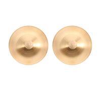 Jkjlorey 9cm Hand Percussion Copper Cymbals Children Musical Instrument Education Toys Brass