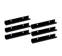 Jkjlorey Acrylic Vinyl Record Floating Shelves 6 Pack, Acrylic Record Shelf for Display, Vinyl Record Display Holder(7Inch) A