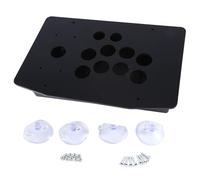 Jkjlorey Arcade Joystick Acrylic Panel Case for Arcade Game Machine DIY Can Be Installed Joystick Button for Retro Video Game Easy to Use