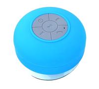 Jkjlorey Bathroom Wireless Bluetooth Speaker Suction Cup Mini Portable RGB Light Stereo Speaker for Outdoor Sports Blue