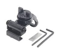 Jkjlorey Black EM-70 Mobile Car CB Radio Antenna Mount Bracket Base Clip Stainless Steel Car Mount Bracket Base Clip