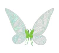 Jkjlorey Butterfly Fairy Wing Costume Women Girl Sparkle Princess Angel Wing for Halloween Favor Cosplay Costume Green