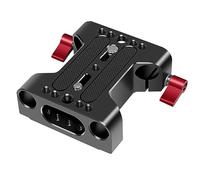 Jkjlorey Camera Base Plate With Dual 15mm Rod Rail Clamp Suitable For Cage And DSLR Rig Camera Replacement Accessories