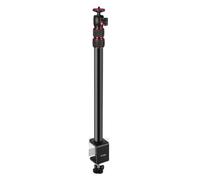 Jkjlorey Camera Desk Mount Stand Adjustable 43-102cm Telescopic C Clamp Table Light Stand 1/4" Screw for Camera