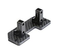 Jkjlorey Carbon Fiber Servo Mount Axle Up Servo Fixed Bracket for Axial SCX10 SCX10 II 90046 1/10 RC Crawler Car Upgrade Parts