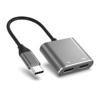 Jkjlorey Charging Adapter for AR Glasses USB C to Docking Hubs Type C for AIR/2 Glasses 100W Fast Charging