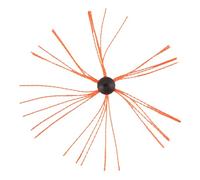 Jkjlorey Chimney Sweep Cleaning Brush Tool Kit and 8 Flexible Rods Snap Locking 45 Degree Angle By Drill for Fireplace Flue Home