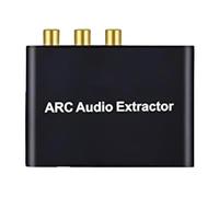 Jkjlorey -Compatible ARC Audio Extractor ARC toSPDIF Coaxial Stereo 3.5mm Jack -Compatible ARC Adapter Audio Converter