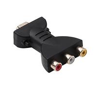 Jkjlorey -Compatible to 3 RGB Video Audio Adapters -Male to 3 Video Audio Adapter Component Connector