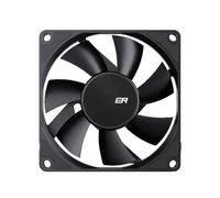 Jkjlorey Computer Case Fan 80mm 4-Pin PWM High Airflow Ultra-Thin Cooling Fan 1200-3000RPM Cascadable FDB Bearing Fan
