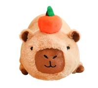 Jkjlorey Cute Kabibala Plush Toy with Orange Headdress Soft Kabibala Plush Animal Doll Pillow It'S the Perfect Hug Gift.