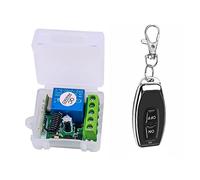 Jkjlorey DC 12V Single Channel Relay Module Universal Wireless Switch Relay Receiver + 1 Remote Controller