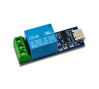 Jkjlorey DC USB Relay Module TYPE-C Interface with Overcurrent Protection Support Computer Serial Port Control Switch