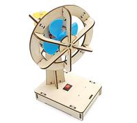Jkjlorey DIY Electric Fan Model DIY Assemble Kit DIY Electric Fan Kit Electronic Science Experiment Production Kit