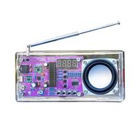 Jkjlorey DIY FM Radio Kit Electronic Digital Tube Display Radio Single Chip Computer Learning Assembly Parts 87.5MHz-108MHZ