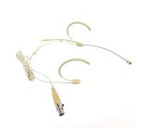 Jkjlorey Earhook Microphone Amplifier 3 Pin Wired Headset Mini Headset Loudspeaker for Cell Phone & Computer, Xlr Condenser Mic