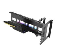 Jkjlorey EZ-40 ARGB Graphics Card Vertical Bracket PCIe 4.0 X16 Adapter Cable GPU Graphics Card Steering Bracket Spare Parts