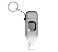 Jkjlorey Fingerprint Flash Drive Metal OTG Pendrive USB3.0 Type C for Laptop Phone Lock Thumbdrive Jump USB Disk 64G