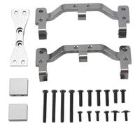 Jkjlorey for MN D90 MN-90 MN99S MN99 RC Car Upgrade Parts Metal Pull Rod Base Seat & Axle Upper Servo Bracket Mount Accessories
