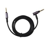 Jkjlorey For WH-1000 XM2 XM3 XM4 H900N H800 Headphone 3.5mm Audio Cable, 1.5M/4.9Ft Long (Black Without Microphone)