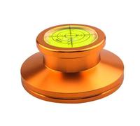 Jkjlorey Gold Metal Weight Clamp for HiFi LP Turntables, Precision Vinyl Record Player Disc Stabilizer