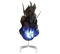 Jkjlorey Halloween Magic Fire Ball on the Hand Home LED Decoration Luminous Fireball Exquisite Ornaments Party High Guality Easy to Use Black