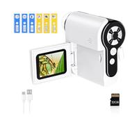 Jkjlorey Handheld Digital Microscope for Kids Mini Portable Pocket DV Miniature Microscope with 32G Memory Card, Easy to Use Fine Workmanship