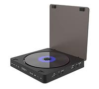 Jkjlorey HD DVD/VCD Player Portable Video Player Multifunctional Player 1080P Mini Anti-Skip DVD Player with Remote Control