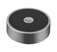 Jkjlorey Hifi Universal Carbon Fiber LP Disc Stabilizer for Vinyl Record Players with Aluminum Weight Clamp