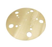 Jkjlorey High-Fidelity Pure Brass Turntable Platter Mat Record Player Pad Parts for LP Vinyl Record Player Home Accessories