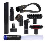 Jkjlorey Household Vacuum Cleaner Attachments Spare Parts Accessories 2 1/2 Inch to 1 1/4 Inch Vacuum Hose Adapter, Flexible Crevice Tool