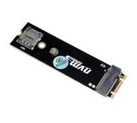 Jkjlorey M.2 B-Key to PCIE Adapter Riser with SIM Card Slot for 4G 5G LTE Network Module M.2 M-Key/B-Key NVME Adapter