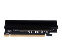 Jkjlorey M.2 Nvme Ssd Adapter M2 To Pcie 3.0 X16 Controller Card M Key Interface Support Pci Express 3.0 X4 2230-2280 Size
