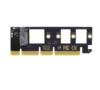 Jkjlorey M.2 NVME SSD to PCIe 4.0 Adapter Card 64Gbps M-Key PCIe4.0 X16 for Desktop PC PCI-E GEN4