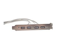 Jkjlorey MainBoard 4 Port USB 2.0 to 9 Pin Header Bracket Extension Cable