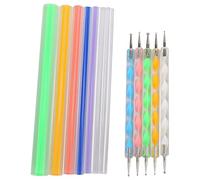 Jkjlorey Mandala Dotting Tools Set for Painting Rocks,Painting Rocks Dot Kit,Acrylic Stick,Point Drill Tool,Stencil DIY Wall Art