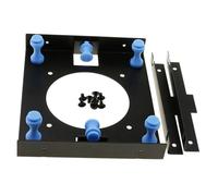 Jkjlorey Metal Black Shock-Proof 3.5 Inch Hard Disk to 5.25 Inch DVD ROM Bay Mounting Adapter