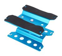 Jkjlorey Metal RC Car Workstation Work Stand Repair 360 Degree Rotation for 1/8 1/10 1/12 1/16 Scale Models,Blue