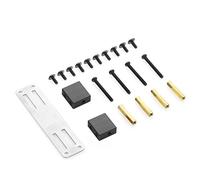 Jkjlorey Metal Servo Fixed Mount Bracket Kit for B14 B16 B36 C24 C34 1/16 RC Truck Car Upgrade Parts Accessories,Black