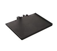 Jkjlorey Microphone Stand Tray Mount Clamp on Rod Holders with 24X17.5cm (Stand NOT Included)