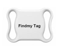 Jkjlorey Mini GPS Tracker 2.4G Low-Power WIFI Locator Car Pets Airtags Smart Finder Key Finder Positioning Findmy Tag APP Easy Install Easy to Use (White)